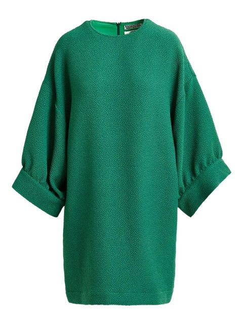 Essentiel Antwerp dot-pattern crew-neck mini dress - Green - zdjęcie produktu nr 1