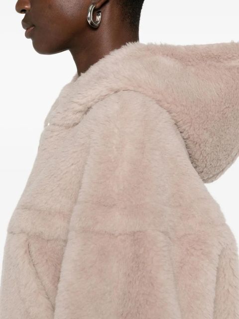 Max Mara hooded zip-front jacket - Neutrals