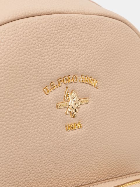 U.S. Polo Assn. plecak Stanford damski kolor beżowy mały BIUSS6211WVP