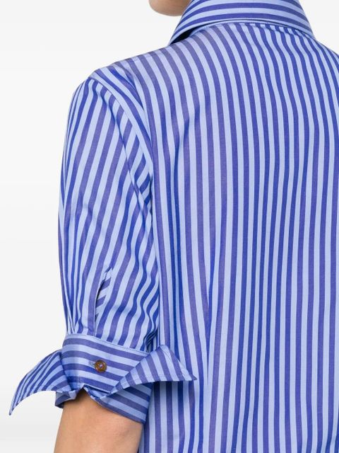 Vivienne Westwood striped button shirt - Blue