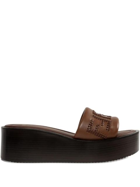 FENDI 60mm Sunshine slides - Brown - zdjęcie produktu nr 1