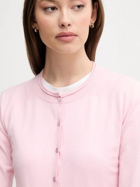 Sisley kardigan damski kolor różowy lekki 17Q3M5203 - zdjęcie produktu nr 2