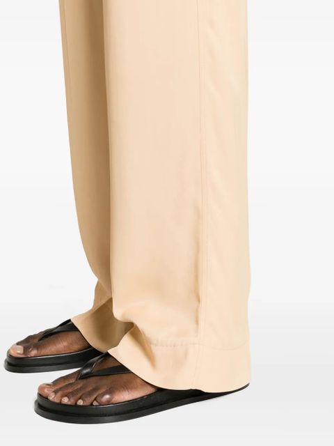 Jil Sander high-waisted straight-leg trousers - Neutrals