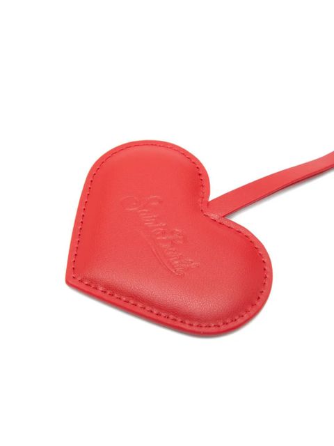 MC2 Saint Barth heart leather charm - Red
