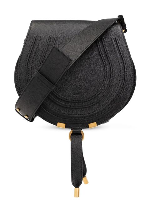 Chloé Marcie leather crossbody bag - Black - zdjęcie produktu nr 1