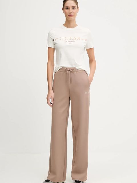 Guess t-shirt bawełniany BIBIA damski kolor biały V5BI15 KA260 - zdjęcie produktu nr 2