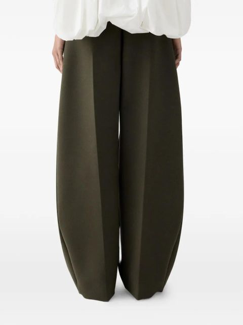 Jacquemus Ovalo pleated trousers - Green