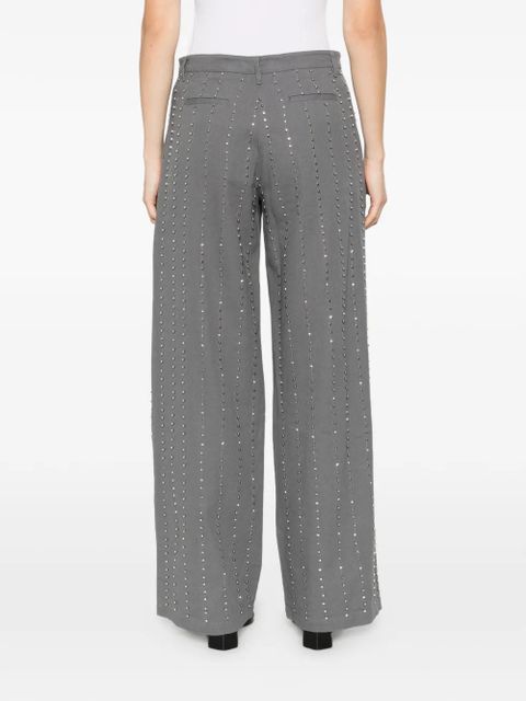 PINKO Penny embellished trousers - Grey