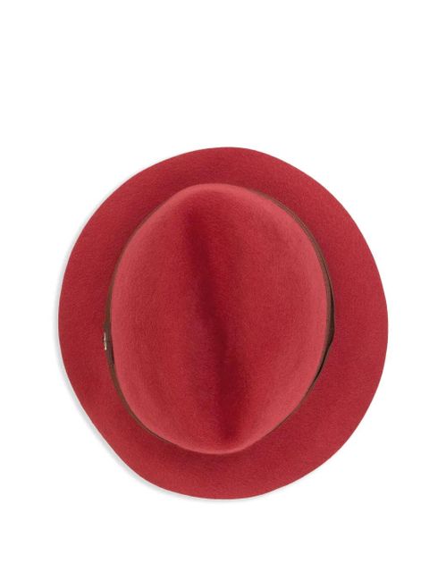 Loro Piana Ingrid fedora hat - Red - zdjęcie produktu nr 2