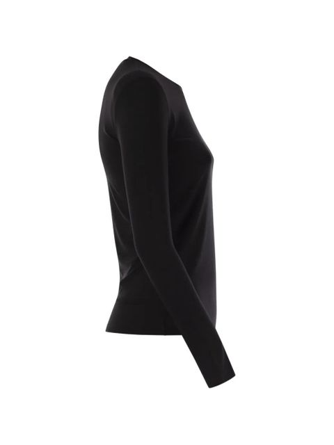 Weekend Max Mara long-sleeve crewneck sweater - Black