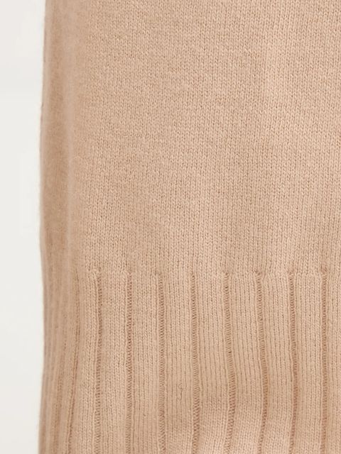 United Colors of Benetton spodnie z dodatkiem wełny damskie kolor beżowy szerokie high waist 102HDF00Z