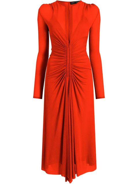 Proenza Schouler Kerstin midi dress - Red - zdjęcie produktu nr 1