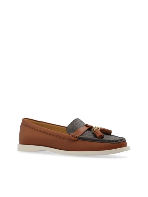 Michael Kors Kiernan jacquard-motif loafers - Brown