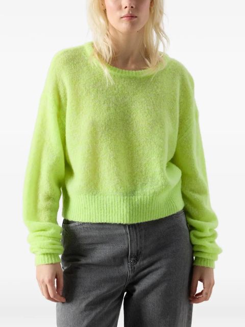 American Vintage Nuggy round-neck wool jumper - Green