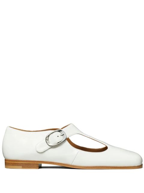 Tory Burch Violet T-Strap ballerina shoes - White - zdjęcie produktu nr 1