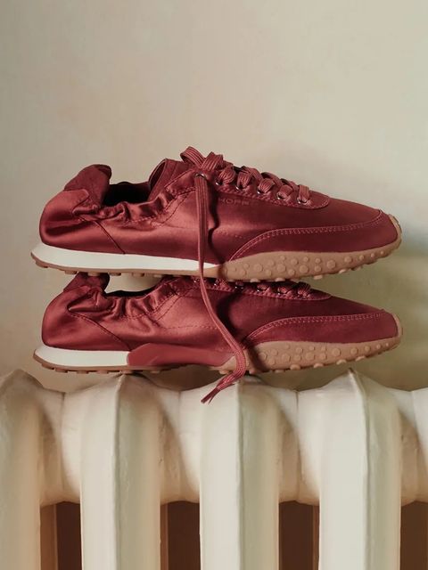 Hoff sneakersy BRIDGE SATIN TERRACOTTA damskie kolor pomarańczowy 22561007