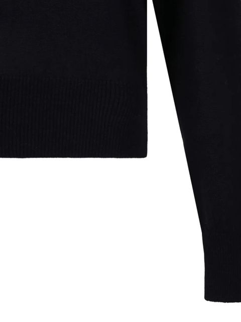 AMI Paris crew-neck merino wool jumper - Blue