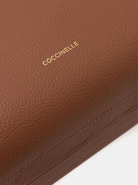 Coccinelle torebka skórzana kolor brązowy E1 M50 19 02 01