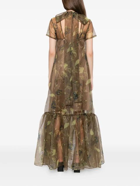 STAUD Calluna dress - Brown