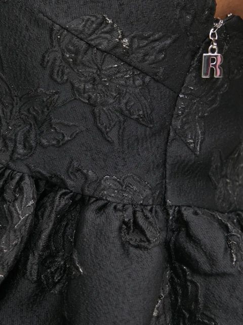 Rotate bluzka damska kolor czarny wzorzysta 113599100