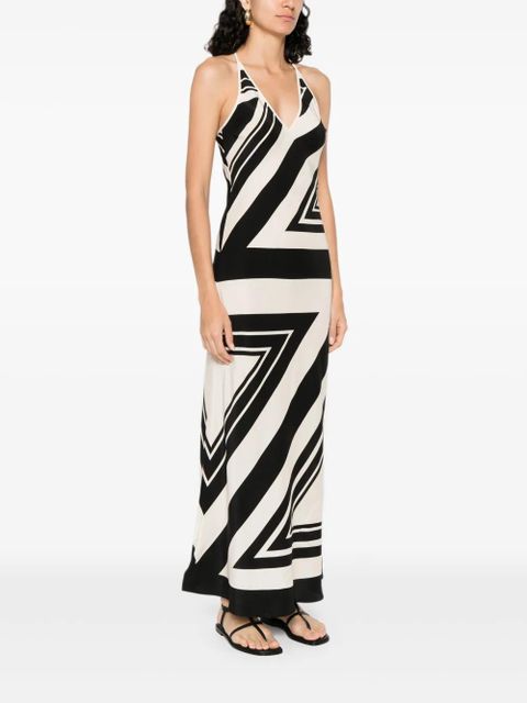 SIR. silk dress - Black