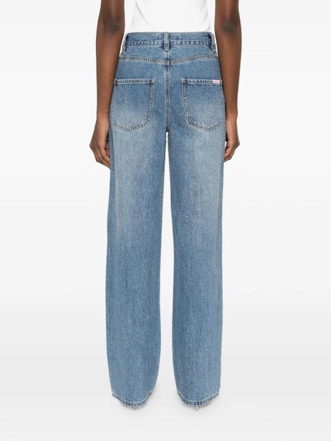 Self-Portrait embellished jeans - Blue
