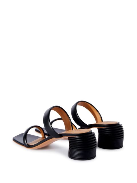 Off-White Spring leather sandals - Black