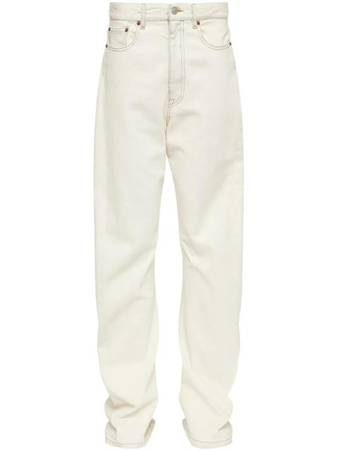 MM6 Maison Margiela five-pockets jeans - White - zdjęcie produktu nr 1