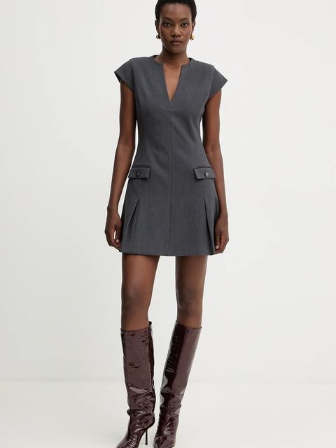 Guess sukienka JOANDRA kolor szary mini rozkloszowana W5BK19 W2402