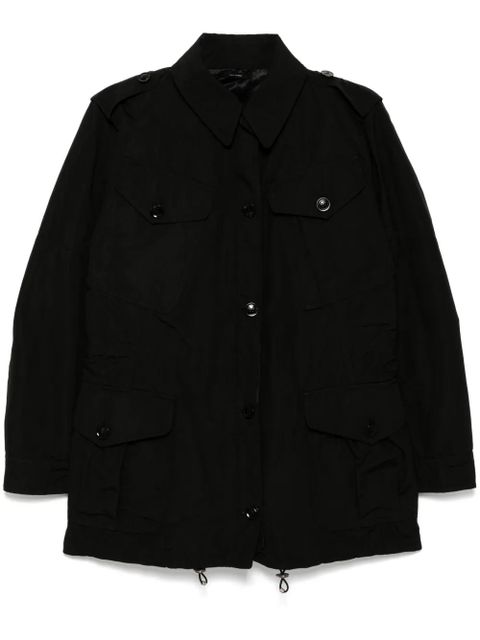 TOM FORD drawstring waist military jacket - Black - zdjęcie produktu nr 1