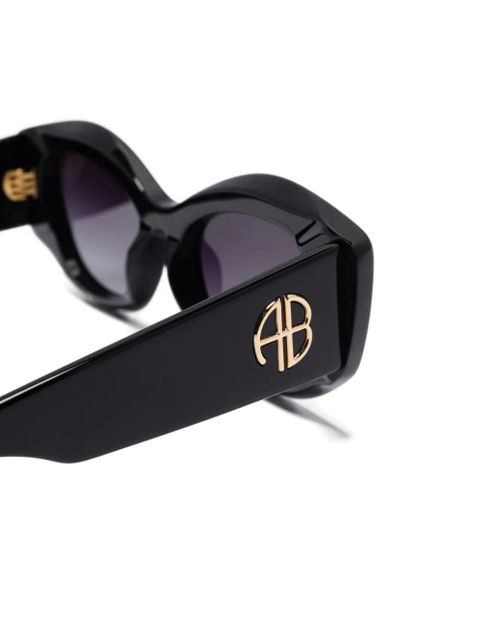 ANINE BING Rennes cat-eye sunglasses - Black - zdjęcie produktu nr 2