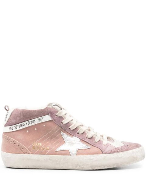 Golden Goose Mid Star suede sneakers - Pink - zdjęcie produktu nr 1