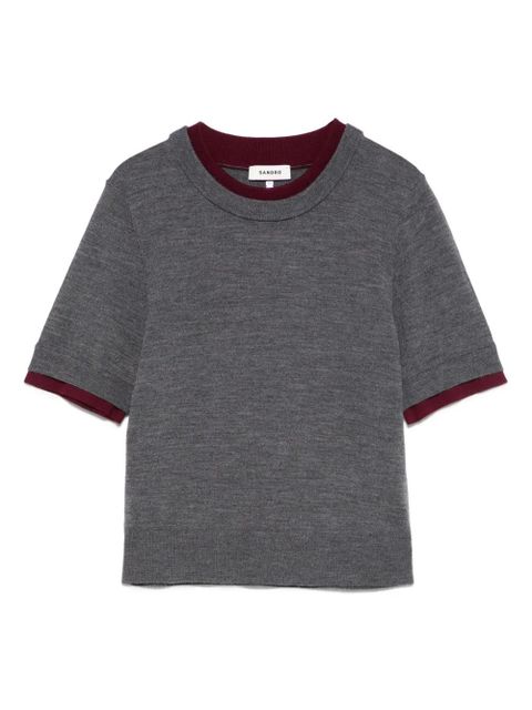 SANDRO short sleeve T-shirt - Grey - zdjęcie produktu nr 1