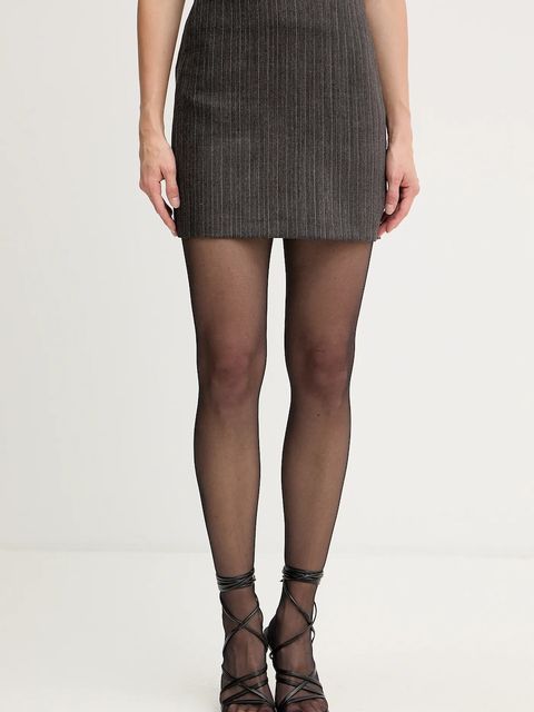 Marella spódnica wełniana kolor szary mini ołówkowa 2523106112200 - zdjęcie produktu nr 1