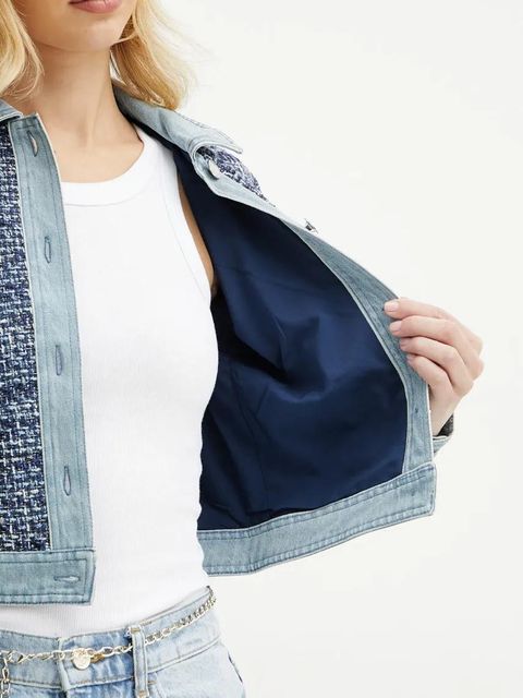 Morgan kurtka VOCI kolor niebieski przejściowa VOCI