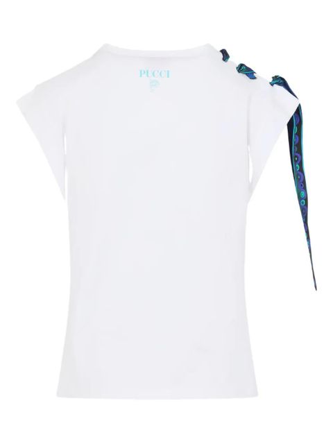 PUCCI cotton t-shirt - White - zdjęcie produktu nr 2
