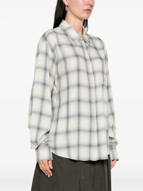 OUR LEGACY Forever plaid-pattern shirt - Neutrals