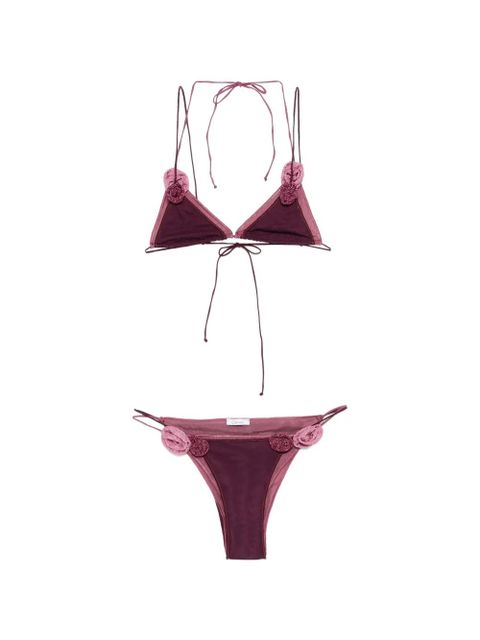 Oséree Doube Mesh Rose bikini - Purple - zdjęcie produktu nr 1