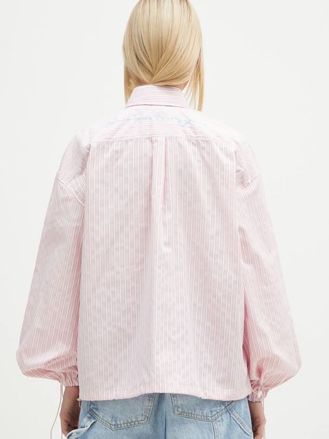 Fiorucci koszula bawełniana Elasticated Balloon Sleeve