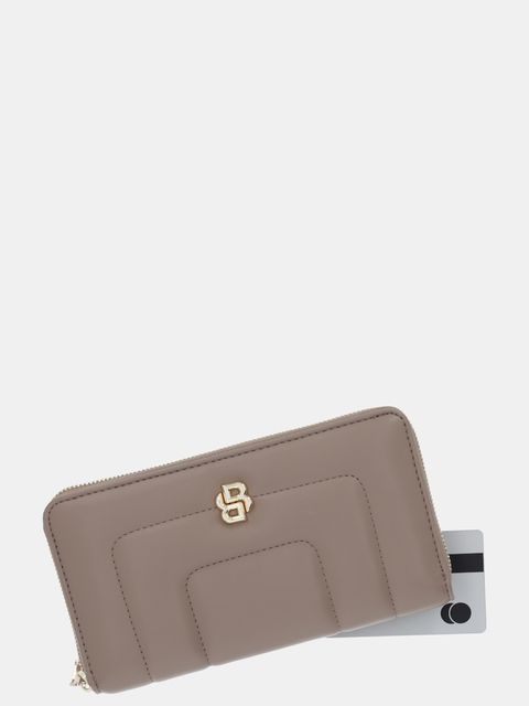 BOSS portfel damski kolor brązowy 50529445