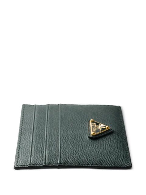 Prada Saffiano leather card holder - Green