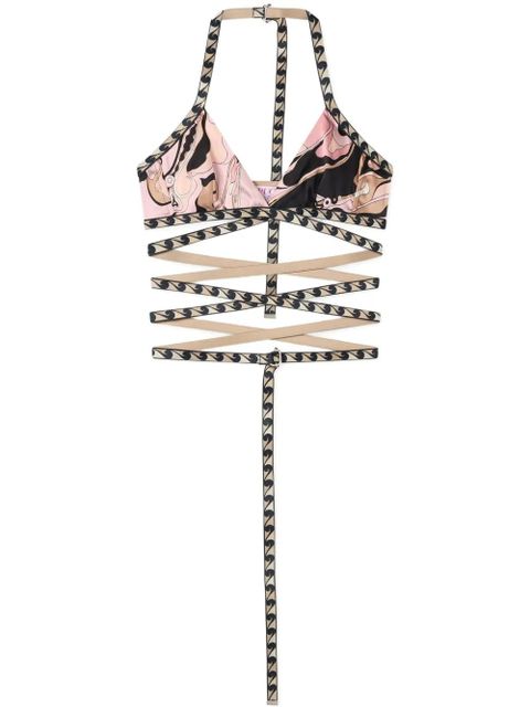 PUCCI orchidée-print bra - Pink - zdjęcie produktu nr 2