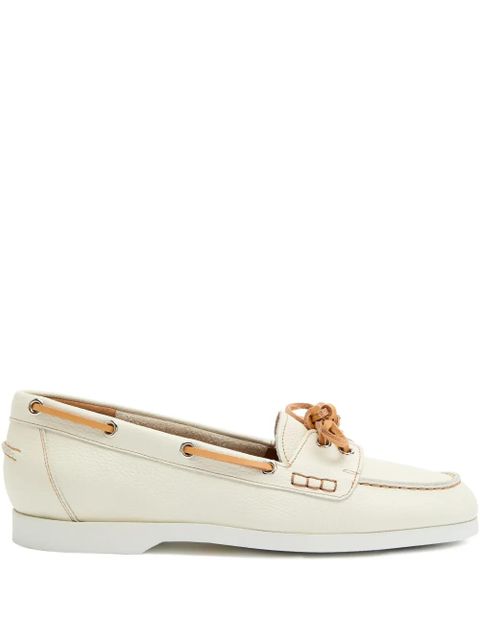 ATP Atelier Nesso leather boat shoes - White - zdjęcie produktu nr 1