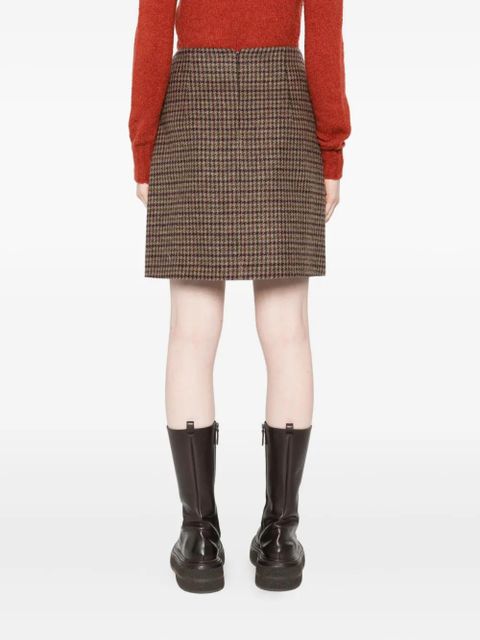 Weekend Max Mara checked skirt - Brown