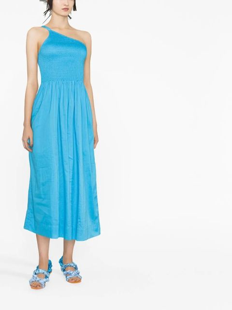 Faithfull the Brand Khalani one-shoulder dress - Blue - zdjęcie produktu nr 2
