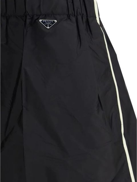 Prada logo-detail shorts - Black