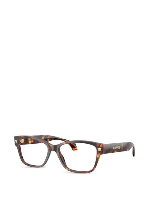 Versace Eyewear geometric-frame glasses - Brown - zdjęcie produktu nr 2