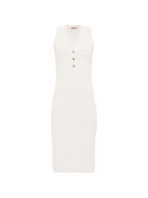 TWINSET crochet midi dress - Neutrals - zdjęcie produktu nr 1