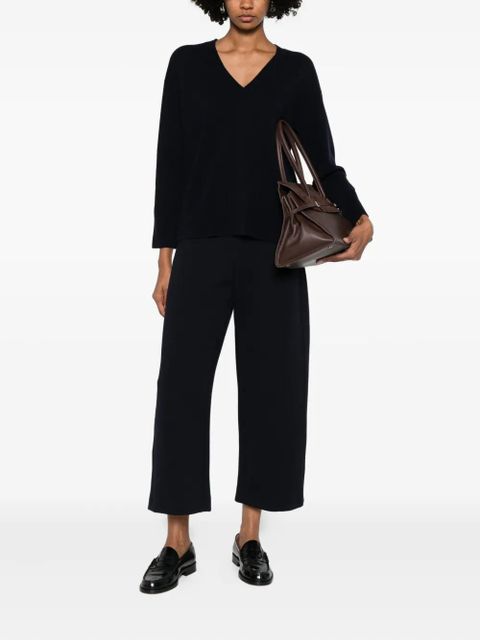 Max Mara cropped high-waisted trousers - Black - zdjęcie produktu nr 2