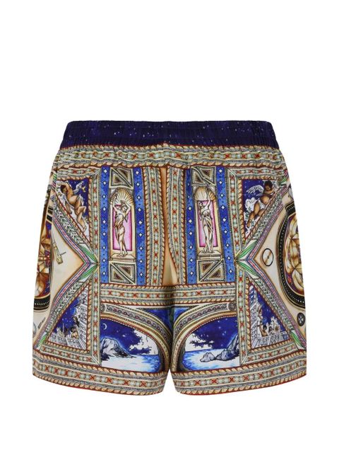 Casablanca graphic-print shorts - Neutrals